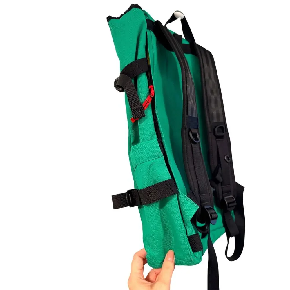 Huckberry x Topo Designs Klettersack Hiking Backpack $159 Alpine Meadow Green